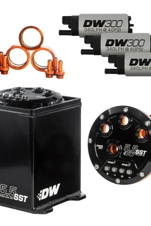 Editor’s Pick Deatschwerks 5.5L Surge Tank w/ 3 x DW300 Fuel Pumps