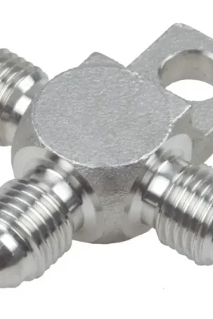 Free Delivery Raceworks AN-3 Male Flare Tee Stainless