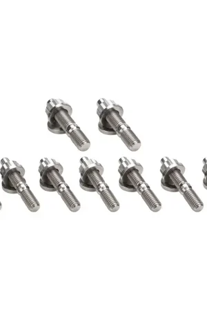 Last Chance Proflow Exhaust Manifold Stud Kit Titanium For Mitsubishi 4G63 Evo 1-9 M10x1.25/M8x1.25