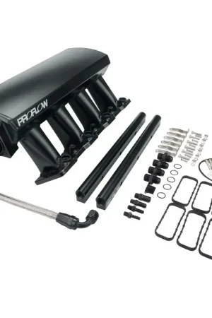 Low Price Proflow SuperMax EFIintake Manifold Kit For Holden Commodore LS1/LS2 Fabricated Black w/Fuel Rails 102mm Bore