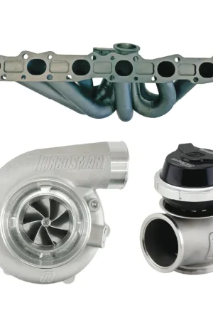 CMA 6Boost Turbosmart Turbo Kit 6262 T3 0.82AR 700HP to 800HP (Nissan RB20/25 DET) - Black Wastegate Last Chance