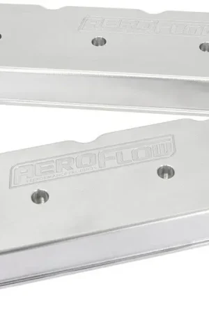 Aeroflow Billet Valve Cover Set - Black Finish with Logo (GM LS) Markdown