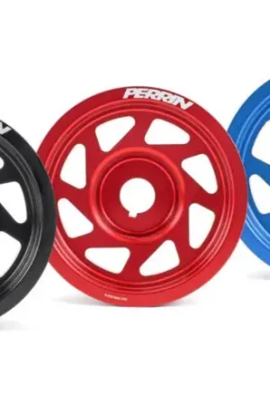 Buy Direct Perrin Crank Pulley (EJ Engines WITHOUT Air Con) Black
