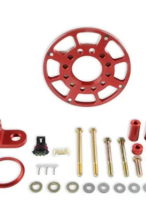 MSD Crank Trigger Wheel Kit - Flying Magnet - Hall Effect - SBF - Windsor 289/302/351W - 6.562 in. - Crank Trigger Wheel and Hall-Effect Crank Sensor Warranty Included