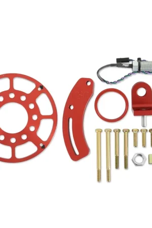 Special Offer MSD Crank Trigger Wheel Kit - Flying Magnet - SBF - Windsor 289/302/351W - Use with 6/7/8 Series Ignition - Red