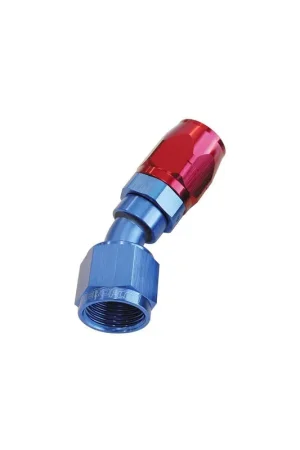 Aeroflow Cutter Swivel 30 Deg Alloy Hose End -8AN - Black Clearance