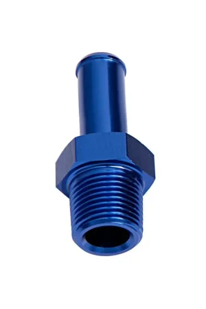 Aeroflow Straight 3/8" NPT Male to 1/2" Barb Adapter - Black Special Discount