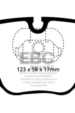 Fan Favorite EBC 01-07 BMW M3 3.2 (E46) Ultimax2 Rear Brake Pads | Graveyard Performance