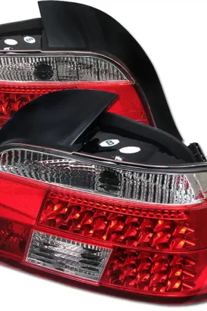 Bargain Spyder BMW E39 5-Series 97-00 LED Tail Lights Red Clear ALT-YD-BE3997-LED-RC | Graveyard Performance