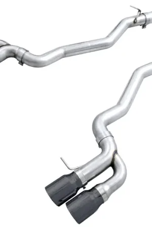 Fresh Stock AWE Tuning 18-19 BMW F90 M5 Track Edition Axle-Back Exhaust- Black Diamond Tips | Graveyard Performance