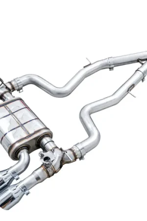 AWE Tuning BMW F8X M3/M4 SwitchPath Catback Exhaust - Chrome Silver Tips | Graveyard Performance Low Price