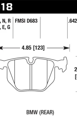Discount Hawk 01-06 BMW 330 / 97-01 740I / 96-01 750IL / 03-06 BMW M3 / 00-03 M5 / 00-06 X5 / 06-08 Z4 / 03-0 | Graveyard Performance