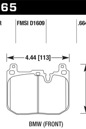 Affordable Hawk 13-16 BMW 328i xDrive Performance Ceramic Street Front Brake Pads | Graveyard Performance
