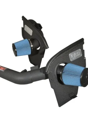 Injen 2015 M3/M4 3.0L Twin Turbo Wrinkle Black Short Ram 2pc. Intake System w/ MR Technology | Graveyard Performance Modern