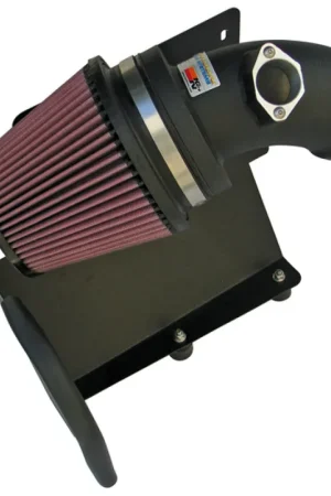 K&N 01-05 BMW M3 E46 Wrinkle Black Typhoon Short Ram Intake | Graveyard Performance Hassle-Free Returns