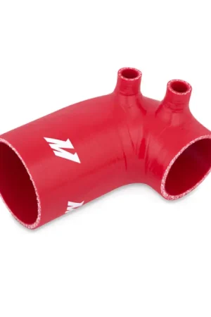 Fast Shipping Mishimoto 92-99 BMW E36 (325/328/M3) w/ 3.5in HFM w/o ASC Red Silicone Intake Boot | Graveyard Performance