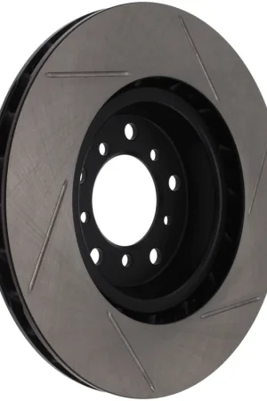 Place Order StopTech Power Slot BMW (E46) Front Right Slotted Rotor | Graveyard Performance