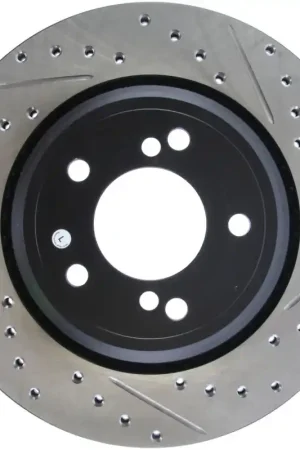 StopTech 00-03 BMW M5 (E39) Slotted & Drilled Left Rear Rotor | Graveyard Performance One Day Deal