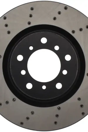 StopTech 01-06 BMW M3 Drilled Right Front Rotor | Graveyard Performance Trending