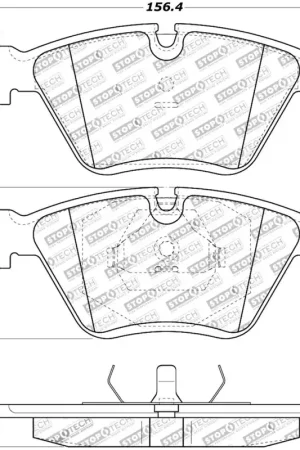 StopTech 95-99 BMW M3 / 01-07 M3 E46 / 89-93 M5 / 98-02 Z3 M series Front Brake Pads | Graveyard Performance Express Delivery