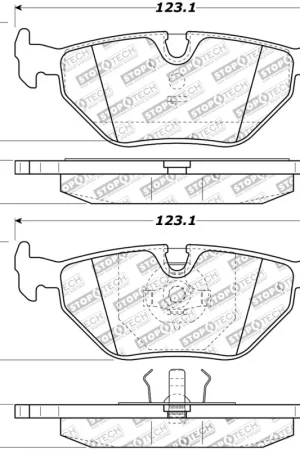 StopTech Street Touring 87-99 BMW M3 / 89-93 M5 Rear Street Touring Brake Pads | Graveyard Performance Viral
