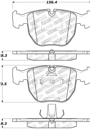 Buy Today StopTech Street Touring 00-04 BMW M5 E39 / 00-06 X5 Front Brake Pads | Graveyard Performance