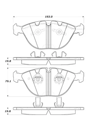 Limited Offer StopTech Street Touring 06-09 BMW M5 E60 / 07-09 M6 E63/E63 Front Brake Pads | Graveyard Performance