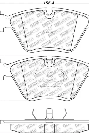 StopTech 95-99 BMW M3 / 01-07 M3 E46 / 89-93 M5 / 98-02 Z3 M series / 93-95 530 Front Brake Pads | Graveyard Performance Markdown