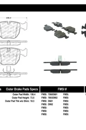 Bulk Order StopTech Performance 00-04 BMW M5 E39 / 00-06 X5 / 03-05 Range Rover HSE Front Brake Pads | Graveyard Performance