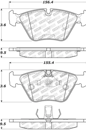 Hot Picks StopTech Performance 06-09 BMW M3/Z4 (E86/E89) Front Brake Pads | Graveyard Performance