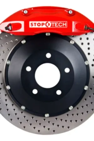 StopTech BBK 01-07 BMW M3 (E46) Front ST-40 Red Caliper Drilled 355x32 Rotors | Graveyard Performance Seasonal Sale