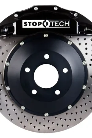 StopTech 08-13 BMW M3/11-12 1M Coupe Front BBK w/ Black ST-60 Calipers Drilled 380x35mm Rotor | Graveyard Performance Hot Picks