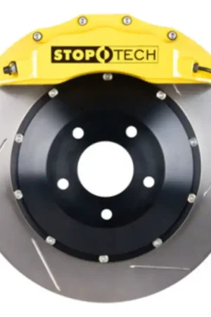 Get Yours StopTech 08-13 BMW M3/11-12 1M Coupe Front BBK w/ Yellow ST-60 Calipers Slotted 380x35mm Rotor | Graveyard Performance